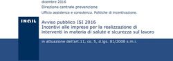 Avviso pubblico ISI 2016 Incentivi alle imprese per la realizzazione di interventi in materia di salute e sicurezza sul lavoro