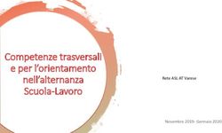 Competenze trasversali e per l'orientamento nell'alternanza Scuola-Lavoro - Rete ASL AT Varese - Provincia di ...