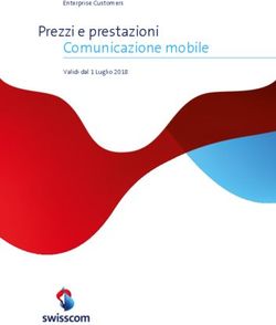 Prezzi e prestazioni Comunicazione mobile - Enterprise Customers Validi dal 1 Luglio 2018 - Swisscom