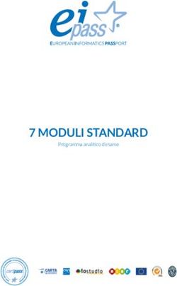 7 MODULI STANDARD Programma analitico d'esame - Eipass