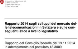 Rapporto 2014 sugli sviluppi del mercato del le telecomunicazioni in Svizzera e sulle con seguenti sfide a livello legislativo - Rapporto del ...