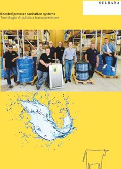 Boosted pressure sanitation systems Tecnologia di pulizia a bassa pressione