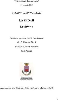 Le donne LA SHOAH MARINA NAPOLETANO - Scuola Domus Picturae