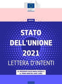 STATO DELL'UNIONE 2021 - LETTERA D'INTENTI - #SOTEU - AL PRESIDENTE DAVID MARIA SASSOLI E