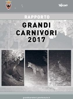 GRANDI RAPPORTO CARNIVORI 2017 - Valtellina News