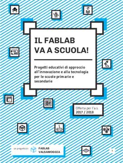 IL FABLAB VA A SCUOLA! - Progetti educativi di approccio all'innovazione e alla tecnologia per le scuole primarie e secondarie - WE ARE COB