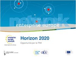 Horizon 2020 Opportunità per le PMI - Camera di commercio di Torino