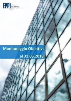 EPPI - MONITORAGGIO OBIETTIVI AL 31.05.2018