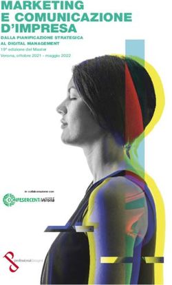 MARKETING E COMUNICAZIONE D'IMPRESA - DALLA PIANIFICAZIONE STRATEGICA AL DIGITAL MANAGEMENT