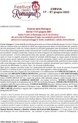 Festival della Romagna Cervia 17-21 giugno 2021