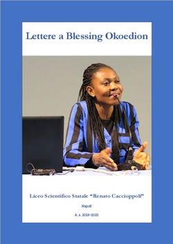 Lettere a Blessing Okoedion - Liceo Scientifico Statale "Renato Caccioppoli" Napoli - Liceo Caccioppoli