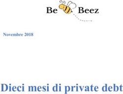 DIECI MESI DI PRIVATE DEBT - NOVEMBRE 2018 - BEBEEZ