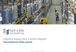 LOGISTICA, SUPPLY CHAIN E SERVIZI INTEGRATI PRESENTAZIONE DELLA SOCIET&Agrave; - NET-LOG CONSULTING