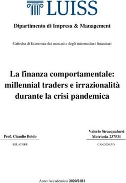La finanza comportamentale: millennial traders e irrazionalit&agrave; durante la crisi pandemica
