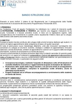 BANDO ISTRUZIONE 2018 - Fondazione Friuli