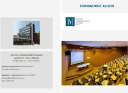 FORMAZIONE ALLIEVI - ISTITUTO STOMATOLOGICO ITALIANO VIA PACE 21 - 20122 MILANO - Istituto Stomatologico ...