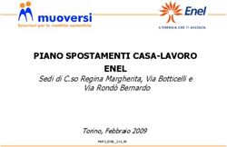 PIANO SPOSTAMENTI CASA-LAVORO ENEL - Sedi di C.so Regina Margherita, Via Botticelli e Via Rondò Bernardo