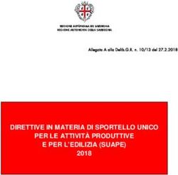 DIRETTIVE IN MATERIA DI SPORTELLO UNICO PER LE ATTIVITÀ PRODUTTIVE E PER L'EDILIZIA (SUAPE) 2018 - Regione Sardegna
