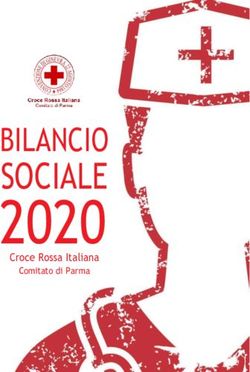 2020 SOCIALE BILANCIO - Croce Rossa Italiana - Croce Rossa Parma