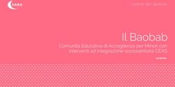 Il Baobab Comunit&agrave; Educativa di Accoglienza per Minori con interventi ad integrazione sociosanitaria CEAS