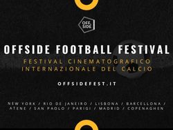 OFFSIDE FOOTBALL FESTIVAL - CNR-ISMed