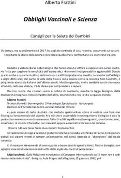 Obblighi Vaccinali e Scienza - Alberto Frattini